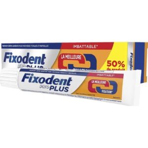 FIXODENT Pro Plus δυνατ'ο κράτημα +50% επιπλέον προιόν