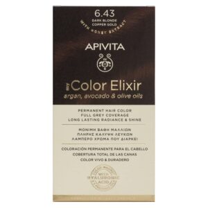 APIVITA COLOR ELIXIR - Ξανθό Σκούρο Χάλκινο Μελί 6.43