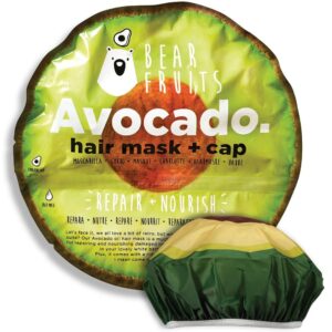 Bear Fruits Avocado Repair & Nourish Hair Mask 20ml & Cap