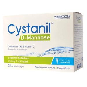 WELLCON Cystanil D-Mannose 1,8g & Vitamin C
