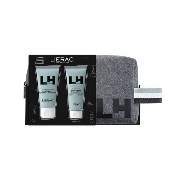 LIERAC Homme Promo Energizing Moisturizing Gel 50ml & Gift Shower Gel 50ml