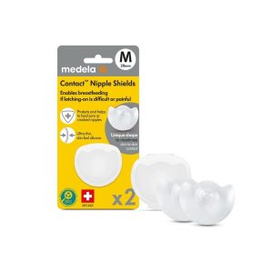 Medela ψευδοθηλές contact™ nipple shields (medium) 2 τμχ