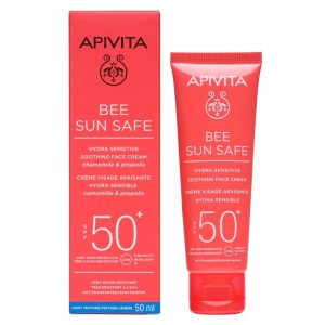 Apivita Bee Sun Safe Hydra Sensitive Soothing Face Cream SPF50 50ml
