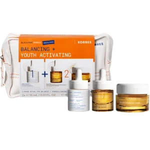 KORRES Promo Greek Yoghurt Smart Probiotic Serum 15ml & Black Pine Primus 6xHA Serum 15ml & Black Pine Primus Wrinkle Defying Day Cream 40ml & Δώρο Νεσεσέρ