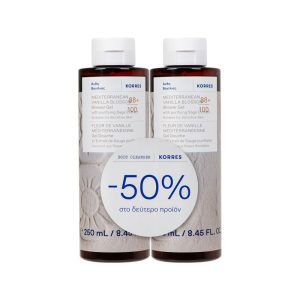 KORRES Άνθη Βανίλιας Αφρόλουτρο 2x250 ml -50% στο 2ο προϊόν