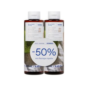 KORRES Αφρόλουτρο Τζίντζερ Μοσχολέμονο 2x250ml -50% στο δεύτερο προϊόν.